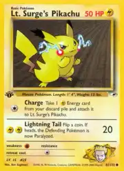 Lt. Surge's Pikachu (Пикачу)