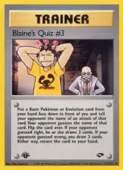 Blaine's Quiz #3