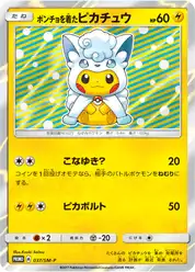 ポンチョを着たピカチュウ (Пикачу)