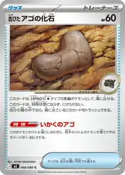 古びたアゴの化石